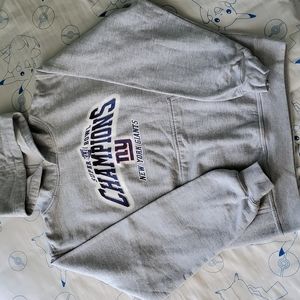 Boys NY Giants Super Bowl Sweatshirt - Size L